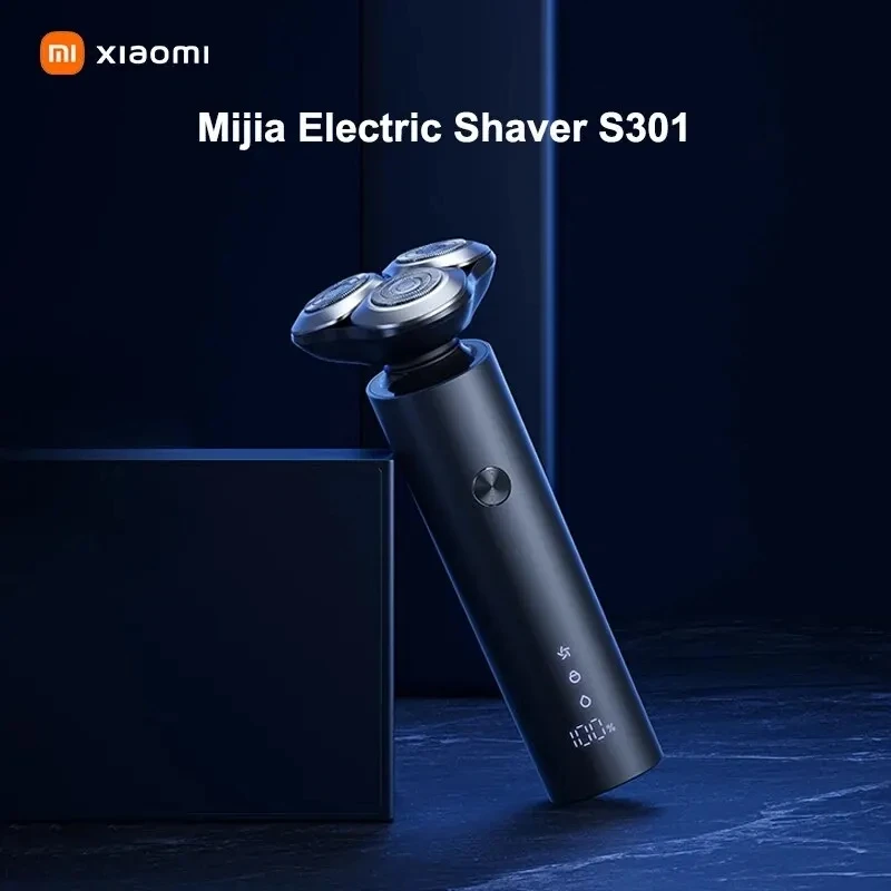 New XIAOMI MIJIA Men&#39;s Electric Shaver S301 Beard Trimmer Machine Shaving - £39.51 GBP