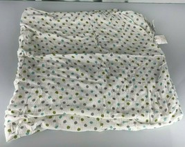 Aden + Anais Baby Boy Blanket Rayon Bamboo Swaddle Blue Green Gray White Dots - $34.64