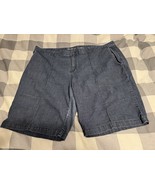 Avenue Jeans Women’s Plus Size 20 Stretch Denim Shorts Blue Casual Comfy - $22.64 CAD