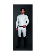 Alessandro Albanese Mens Platinum Taranto Knee Patch Breeches White 42 R... - $122.04 CAD