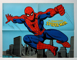 1978 Amazing Spider-man poster! Rare Vintage Marvel Comics 21x16 pin-up ... - £55.38 GBP