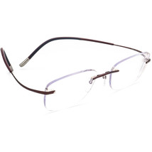 Silhouette Eyeglasses 7581 40 6062 Titan Purple Rimless Frame Austria 52[]19 140 - £133.76 GBP