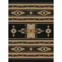 Southwestern Elegance Black Area Rug - $29.44+