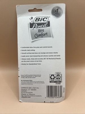Bic #2 2022 Xtra Comfort Mechanical Pencils 6 Pack 42603 Item image 2