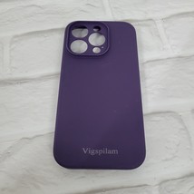 Vigspilam iPhone 13 Pro protective case, fashionable and practical (purple) - $12.69
