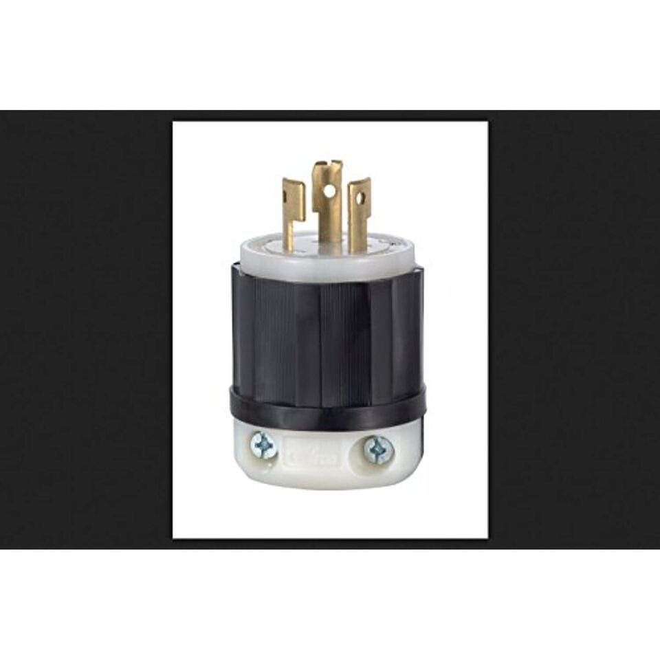 Leviton Locking Plug Nylon Indust. 20 Amp B/W Bx - $23.32