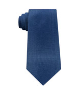 KENNETH COLE REACTION Blue Milky Way Solid Silk Slim Tie - $27.32 CAD
