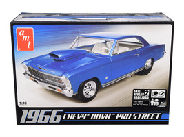 Skill 2 Model Kit 1966 Chevrolet Nova Pro Street 1/25 Scale Model by AMT - £32.52 GBP