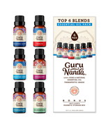 GuruNanda Essential Oil for Aromatherapy &amp; Diffusers - Set of 6 Blended ... - $34.99