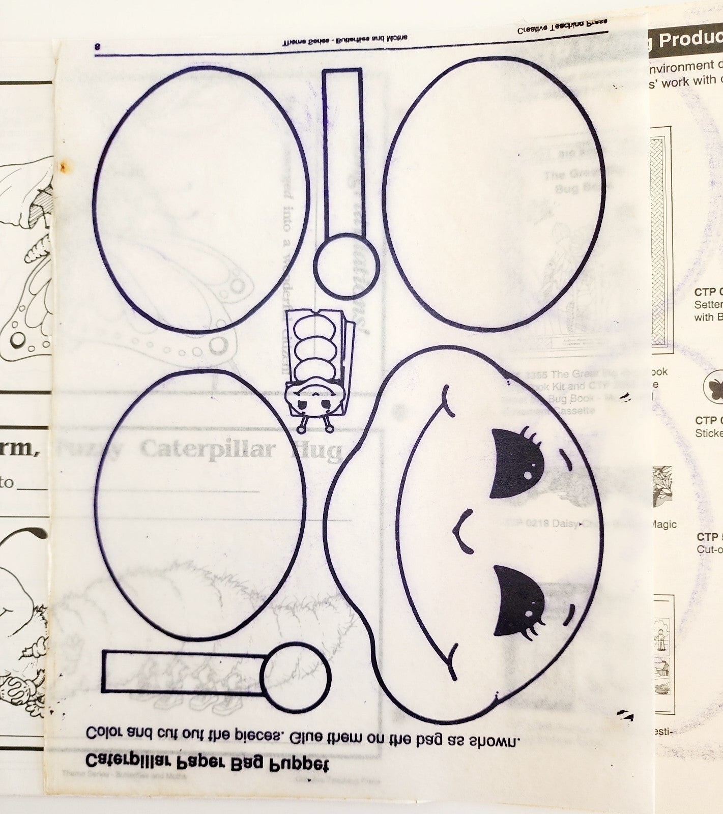 1990 Butterflies & Moths Integrated Activities for Language & Thematic Learning Item image 6