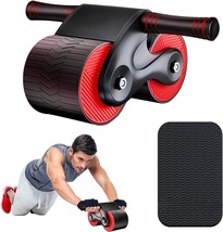 Automatic Rebound Abdominal Wheel Kit Roller Workout Equipment Home Gym ... - £37.96 GBP