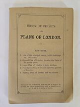 Rare Vintage 1894 Index of Streets And Plans Of London, Includes Maps,  ... - $42.81