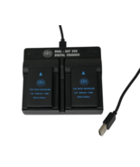 BM Premium Dual Bay USB Digital Charger Model BM-2B8 For Canon Cameras+B... - $19.59
