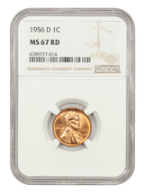 1956-D 1C Ngc MS67RD - £204.03 GBP