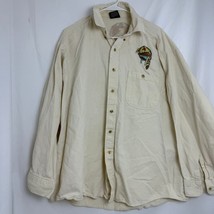 Three Rivers Native American Western Button Down Shirt Embroidered XL Mens Vtg - $22.33