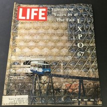 VTG Life Magazine April 28 1967 - Minitrain Emerges from US Pavilion at Expo 67 - £9.90 GBP