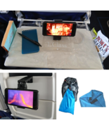 Phone Mount for Hands-Free Viewing , Plane Pocket Tray Cover Bag, 3Pc Tr... - $11.95