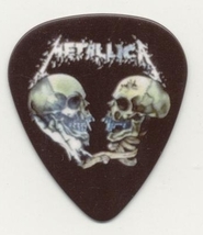 Metallica Guitar Pick Skulls Two Sided Rock Plectrum - £3.13 GBP