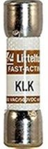 2 pack KLK1 Littlefuse 600vac 500 vdc fast acting midget fuse KLK1001, 1... - $12.97