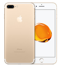 Apple iPhone 7 plus gold 3gb 128gb quad core 5.5&quot; 12mp IOS 15 4g LTE sma... - $539.99