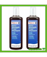 2 EXTRA STRENGTH Walgreens T-Gel Shampoo Compare to Neutrogena T/Gel 1% ... - $32.55