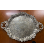 Goldsmiths &amp; Silversmiths Large Victorian Silver Tray 165 Oz. Gorgeous - $18,889.42