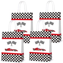 16 Pcs Party Favor Bags For Racing Car Birthday Party Supplies, Party  - £30.04 GBP