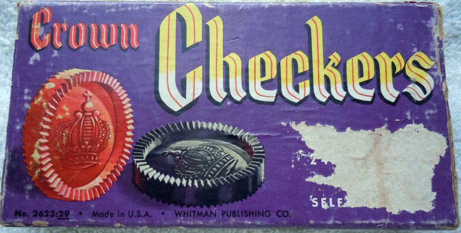 Vintage Whitman Publishing Crown Plastic Checkers - $7.99