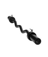 CAP Barbell Olympic EZ Curl Bar, Black, 47-Inch - $2,942.07 MXN