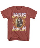Janis Joplin  on Terracotta Colored  Shirt   Medium  XL - $34.10 CAD