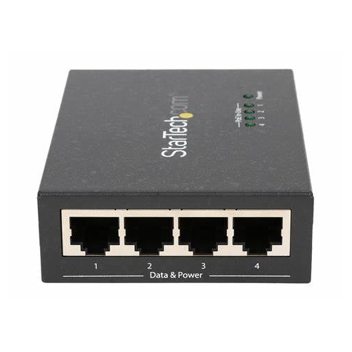 Startech POEINJ4G-US 4-PORT GIGABIT POE  MIDSPAN - POWER OVER ETHERNET I... - $186.78