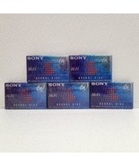 5 New Sony Hi Fi Blank Cassette Audio Tapes 60 Minutes Normal Bias C-60HFB - £11.09 GBP