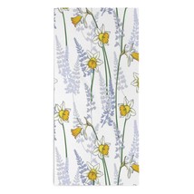 Mondxflaur White Daffodils Hand Towels for Bathroom Hair Absorbent 14x29 Inch - £10.38 GBP
