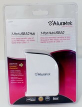 Aluratek 7-PORT Usb 2.0 Hub Brand New Sealed PC/MAC/Etc. - £16.43 GBP