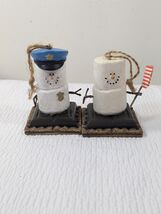 S'MORES Ornaments set 2 Police Officer &amp; USA Flag Midwest Seasons Cannon... - $5.00