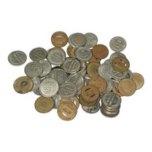 Vtg South Coast Area Transit Token Good Time Arcade Souvenir Coin Lot of 77 - $19.99