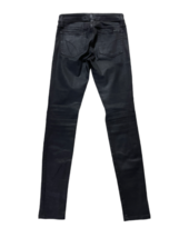 Joe's Jeans The Skinny Leg Denim Coated Black 25 USA Made Stretch Cotton Spandex image 5