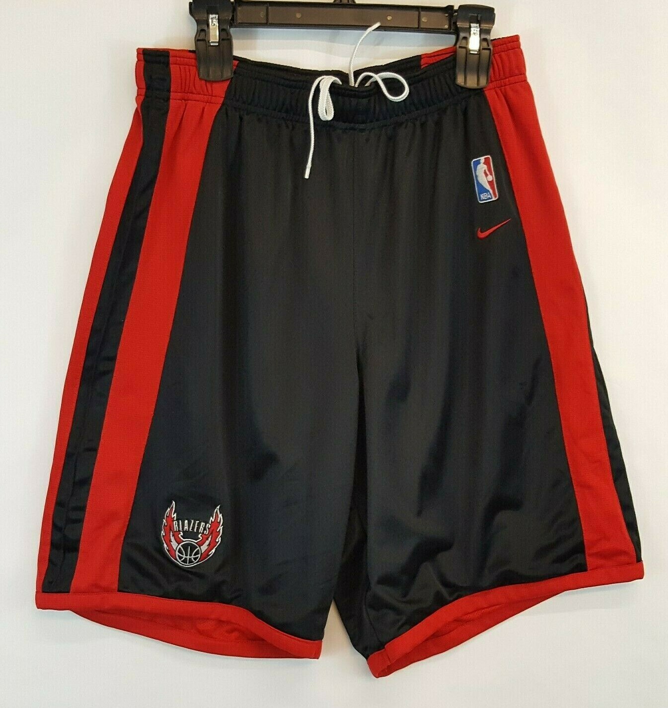 VTG NIKE PORTLAND TRAIL BLAZERS Alt 3rd Basketball Game Shorts Mens L 20... - £42.64 GBP