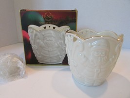 Lenox Bone China Merry Lights Santa Votive 3.5 Inch Tea Light Inc Boxed - £5.49 GBP