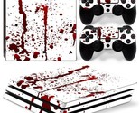 PS4 PRO Console &amp; 2 Controllers Splatter Vinyl Skin Wrap Decal - $14.97
