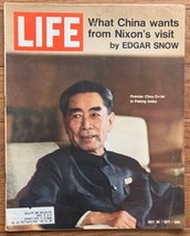 LIFE Magazine July 30 1971 China Chou En-lai Richard Nixon, Bio Warfare Destroy - £7.86 GBP