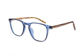NEW SUCCESS SS-137 Crystal Blue &amp; Brown Eyeglasses 50/19/140 - $39.55