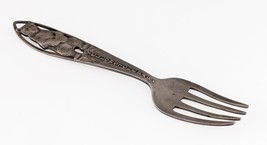 Yellowstone Sterling Silver Bear Souvenir Fork Vintage - $2,341.08 MXN