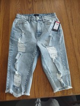 Material Girl Size 3 Jean Ripped Shorts - $29.69