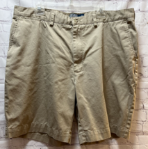 Ralph Lauren Polo Prospect short shorts men 40 khakis tan cotton - £11.66 GBP
