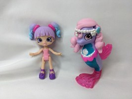 Shopkins Happy Places Mermaid Tails Seahorse Rainbow Kate Figure Lot - $14.95