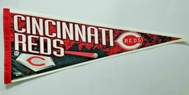 Rare Vintage 1997 MLB Pennant Cincinnati Reds WinCraft Sports 12&quot; x 30&quot; NOS - $17.99