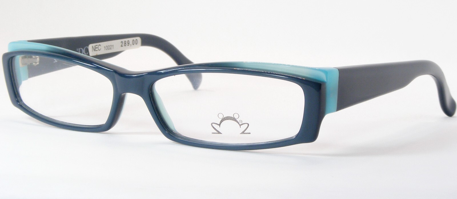 Eye&#39;DC V 482 004 Dark Teal /Blue UNIQUE RARE EYEGLASSES EyeDC 53-15-132m... - $216.24