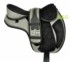 Handmade Synthetic Treeless Free max English Saddle All Purpose with Stirrup Fre - £86.33 GBP