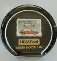British Motor Cars Paperweight Postage Stamp Model T Ford - $11.76